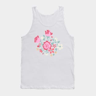 Pink Roses Collection Tank Top